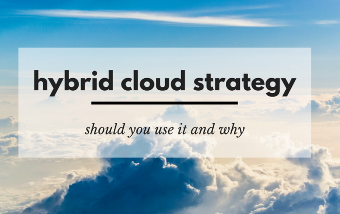 hybrid cloud strategy